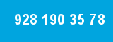 928 190 35 78 928 190 35 78